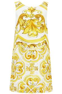 dolce &amp; gabbana &#039;mini brocade dress with mai