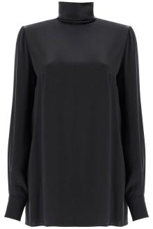 dolce &amp; gabbana silk satin blouse