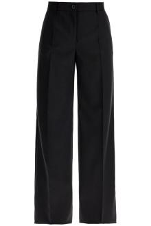 dolce &amp; gabbana woolen flare pants in