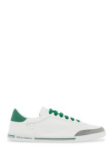 dolce &amp; gabbana leather saint tropez sneakers in