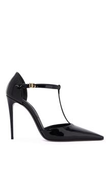 dolce &amp; gabbana t-bar patent leather dãcol