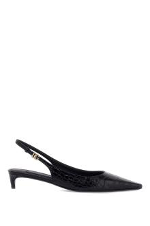 dolce &amp; gabbana cocco print leather slingback dãcol