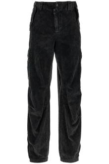 dolce &amp; gabbana corduroy cargo pants