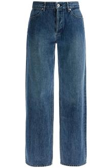 jil sander loose fit straight cut jeans