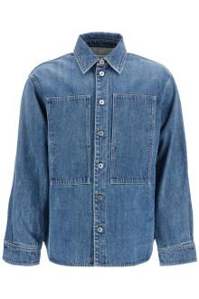 jil sander japanese denim overshirt for men