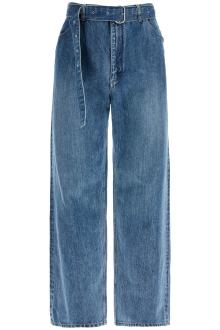 jil sander jeans with matching belt included