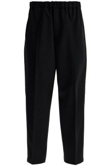 jil sander tapered wool twill trousers