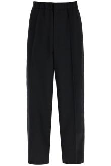 jil sander wool gabardine trousers for