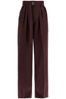 lanvin wide-leg pants with belt