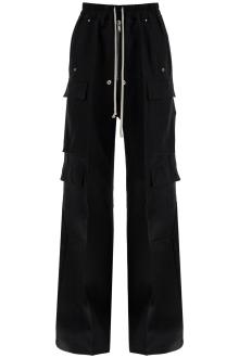 rick owens cargo pants in grain de poudre