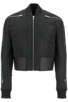 rick owens structured shoulder bomber jacket