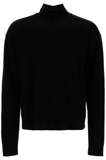 rick owens high-neck cashmere pullover sweater