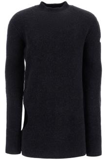 rick owens long subhuman sweater with cut out