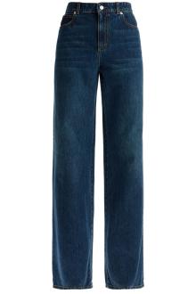 alexander mcqueen wide leg jeans