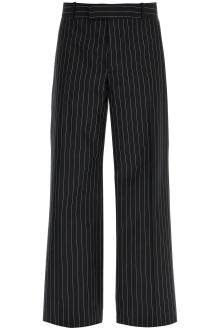 alexander mcqueen low-waisted pinstripe