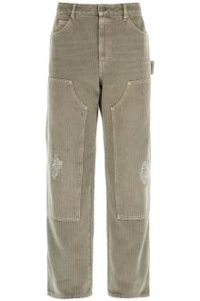 golden goose distressed effect pants