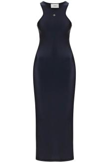 coperni shiny jersey midi dress in