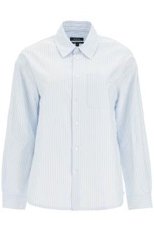 a. p.c. striped boyfriend shirt