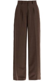 magda butrym wide stretch wool trousers for comfortable fit