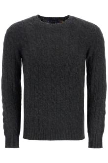 polo ralph lauren cable knit wool-cashmere sweater