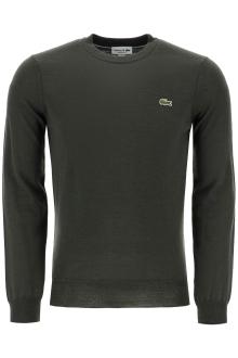 lacoste wool blend pullover sweater