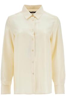 weekend max mara silk washed shirt