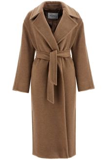 max mara alpaca, wool and cashmere robe coat