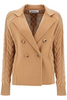 max mara &#039;micio&#039; double-breasted jacket with