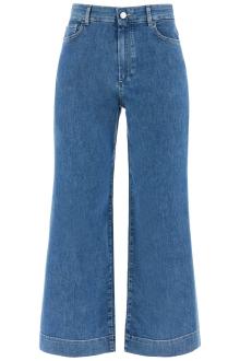 's max mara 'cropped flared jeans by