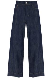 &#039;s max mara cropped chambray pants in