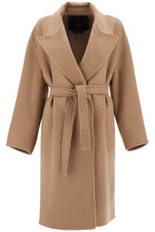 max mara atelier cashmere robe-style coat with eight