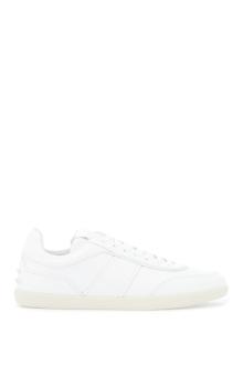 tod&#039;s leather sneaker tabs with