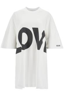 moschino love t-shirt dress out