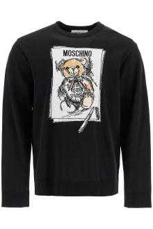 moschino teddy bear pullover