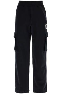 moschino barcode jogging pants