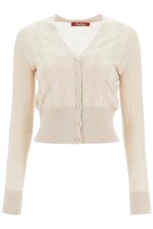 max mara studio silk and wool blend cardigan with