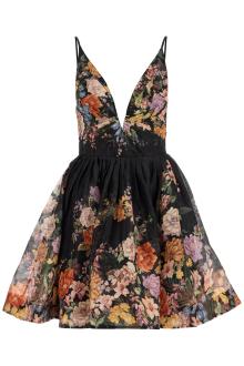 zimmermann short floral dress