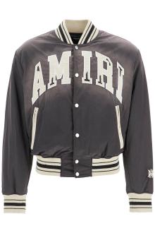 amiri sun faded logo bomber