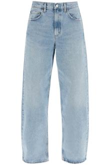 agolde curved leg jeans for a