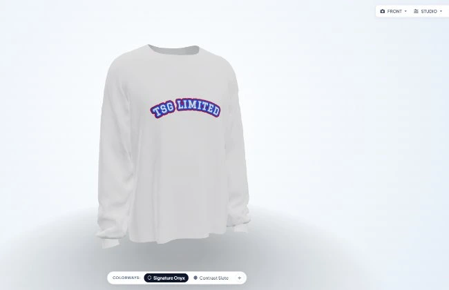 Interactive 3D Garment Viewport & Colorways